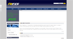Desktop Screenshot of ferrics.com